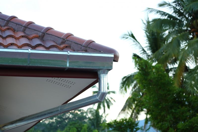 Steel Rain Gutter Installation